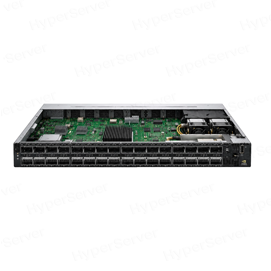 NVIDIA (Mellanox) — MQM9790-NS2F, Quantum‑2 NDR InfiniBand-коммутатор 64×400Gb/s, 1U, unmanaged